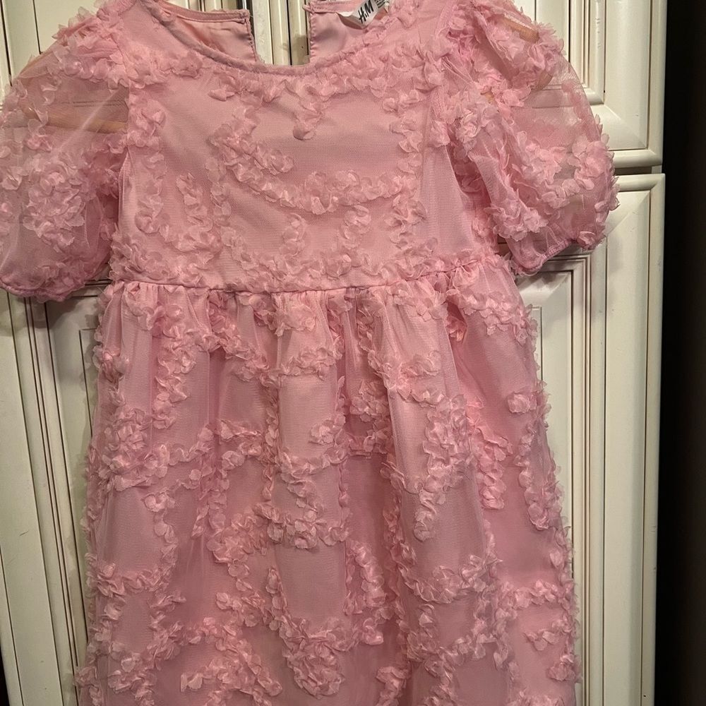 H&M toddler beautiful pink girls dress Sz 5